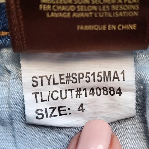 KUT from the Kloth High Rise Cigarette Leg Distressed Size 4 - Picture 9 of 15